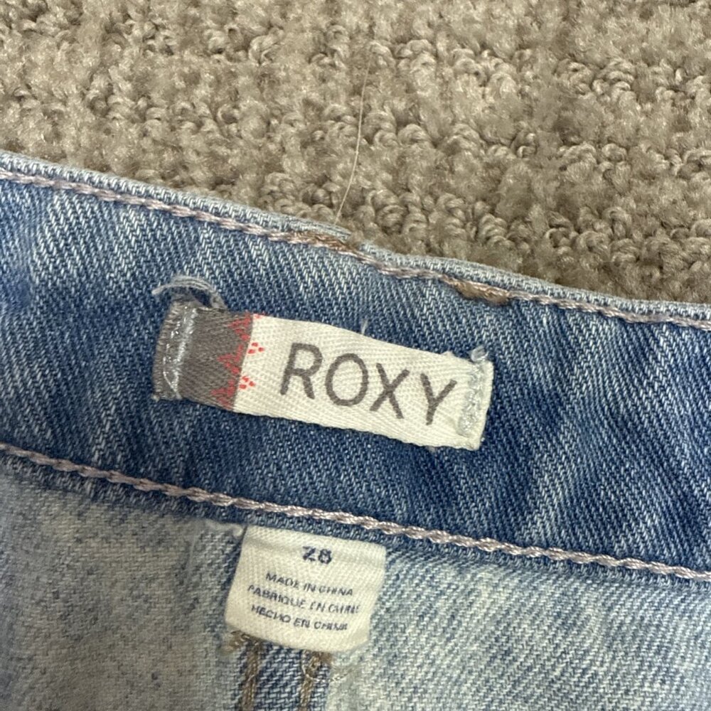 Roxy Shorts Blue Pockets Women’s Size 28 - Picture 7 of 10